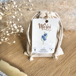"Merci / Merci maîtresse / Un grand merci" - pochette avec savon 140g